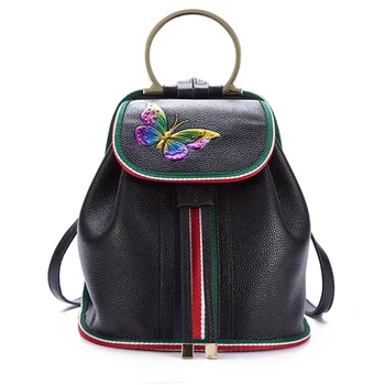 Genuine Embossed Leather Rucksack Travel Bag Daypack Butterfly Pattern Leisure Famous Brand Retro Small Knapsack Women Backpack
Genuine Embossed Leather Rucksack Travel Bag Daypack Butterfly Pattern Leisure Famous Brand Retro Small Knapsack Women Backpack