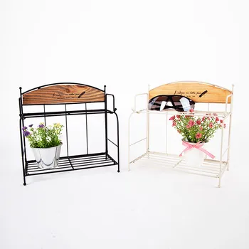 Wooden Iron Storage Rack Organization Kitchen Bedroom Home Decor Kid Room DIY Multi-function Two-layer Bathroom Storage Holder
Wooden Iron Storage Rack Organization Kitchen Bedroom Home Decor Kid Room DIY Multi-function Two-layer Bathroom Storage Holder