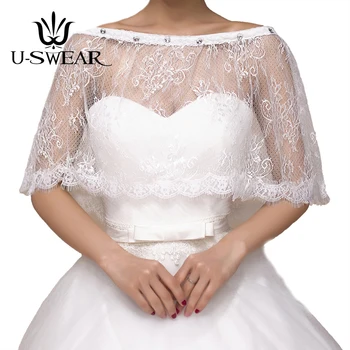 U-SWEAR Hot Sale Women White Lace Mesh Sheer Bolero Women Jacket Embroidery Tassel Wedding Accessories Bridal Wraps Shawls
U-SWEAR Hot Sale Women White Lace Mesh Sheer Bolero Women Jacket Embroidery Tassel Wedding Accessories Bridal Wraps Shawls