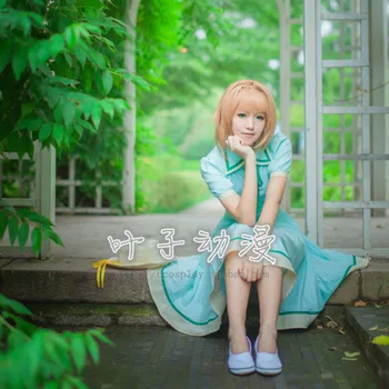 Hot Sale Cardcaptor Sakura Kinomoto Sakura Cosplay Costume Girls School Uniforms Halloween Dress Full Suits Dress+Tie
Hot Sale Cardcaptor Sakura Kinomoto Sakura Cosplay Costume Girls School Uniforms Halloween Dress Full Suits Dress+Tie