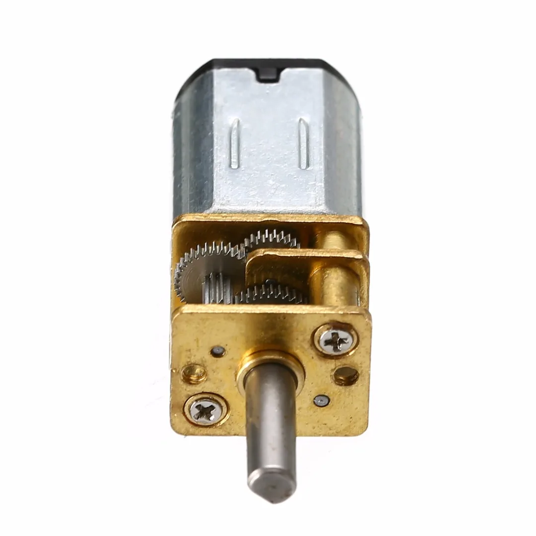 Durable DC 6V Speed Reduction Gear 30RPM N20 Micro Speed Reduction Gear Motor with Metal Gearbox Wheel for Car Robot Model