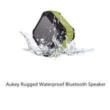 100% Original Aukey Rugged Waterproof Bluetooth Speaker Best Outdoor Outdoor MP3 Speakers Power Bank for iPhone Xiaomi