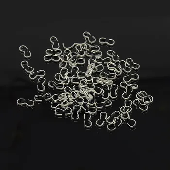 2000pcs Wholesales Plated Silver Iron 3 Shape Clasps for jewelry making,Chain Finding, about 14mm (0.55") long, 7mm (0.27") wide
2000pcs Wholesales Plated Silver Iron 3 Shape Clasps for jewelry making,Chain Finding, about 14mm (0.55") long, 7mm (0.27") wide