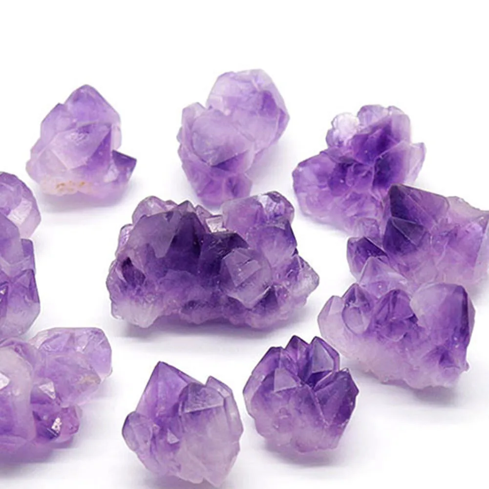 Druzy 12pcs Random(10-25mm) Shape Amethysts Crystal Cluster Quartz Drusy Geode Gemstoness Quartz Formations Healing Specimen
Druzy 12pcs Random(10-25mm) Shape Amethysts Crystal Cluster Quartz Drusy Geode Gemstoness Quartz Formations Healing Specimen