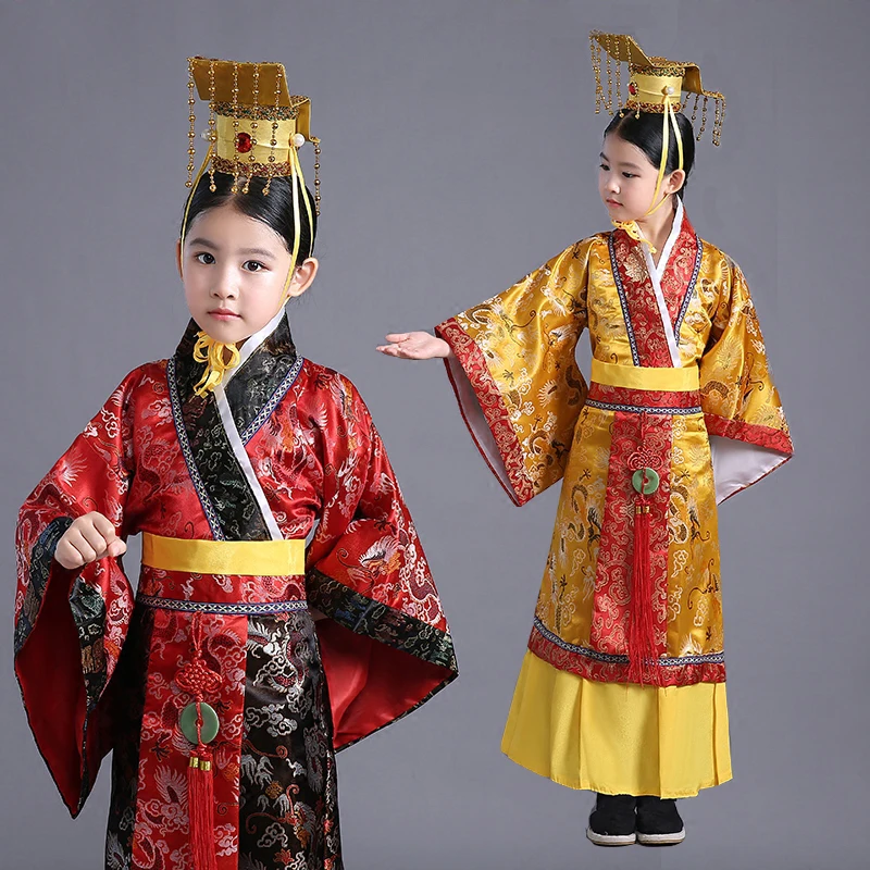 2019 Hanfu Dress Han Dynasty Emperor Ancient Chinese Robes King Boys Stage Clothes National Outfits Performance Wear DNV11044
2019 Hanfu Dress Han Dynasty Emperor Ancient Chinese Robes King Boys Stage Clothes National Outfits Performance Wear DNV11044