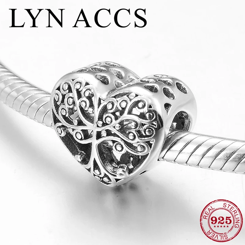 New Arrival 925 Sterling Silver Hollow Heart Family Tree Charm Beads Fit Original Pandora DIY Charms Bracelets Jewelry Making
New Arrival 925 Sterling Silver Hollow Heart Family Tree Charm Beads Fit Original Pandora DIY Charms Bracelets Jewelry Making
