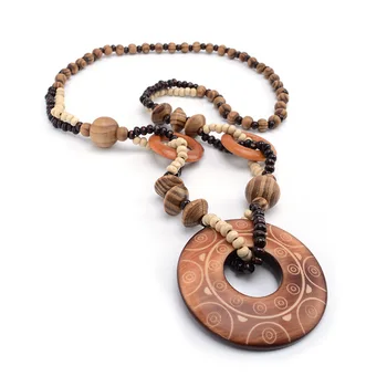 Magic Sun lines Hand Carved Exotic Hollow Round Woody Beaded Pendant Necklace Fashion Jewelry for Women Birthday Gift Present
Magic Sun lines Hand Carved Exotic Hollow Round Woody Beaded Pendant Necklace Fashion Jewelry for Women Birthday Gift Present