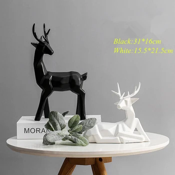 Home Wedding Decoration Ceramic Love deer European Simple Design Lovers Figurine Gift Ornaments for Party,Living Room,House Room
Home Wedding Decoration Ceramic Love deer European Simple Design Lovers Figurine Gift Ornaments for Party,Living Room,House Room