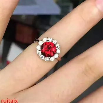 KJJEAXCMY fine jewelry 925 Silver inlaid with natural gem pomegranate stone women's round cut ring silver jewelry female.
KJJEAXCMY fine jewelry 925 Silver inlaid with natural gem pomegranate stone women's round cut ring silver jewelry female.