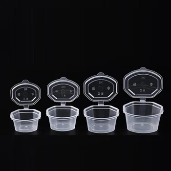 1/1.5/2/3oz Small Plastic Box Disposable Plastic Cups With Lids Thickening Sauce Container Bowl Seasoning Cup Tableware 100 Pcs
1/1.5/2/3oz Small Plastic Box Disposable Plastic Cups With Lids Thickening Sauce Container Bowl Seasoning Cup Tableware 100 Pcs