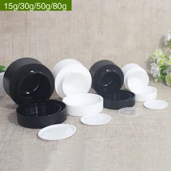 20pcs 50g 80g white black Cream Jar Cosmetic Packaging Box Empty Jar Pot Eyeshadow Makeup Face Cream Container
20pcs 50g 80g white black Cream Jar Cosmetic Packaging Box Empty Jar Pot Eyeshadow Makeup Face Cream Container