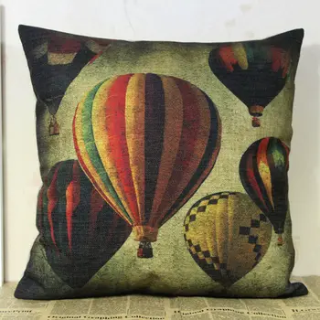 LINKWELL 45x45 cm Vintage Shabby Chic Hot Air Balloon Sports Athlete Colorful Design Burlap Seat Pillowcase Throw Cushion Cover
LINKWELL 45x45 cm Vintage Shabby Chic Hot Air Balloon Sports Athlete Colorful Design Burlap Seat Pillowcase Throw Cushion Cover