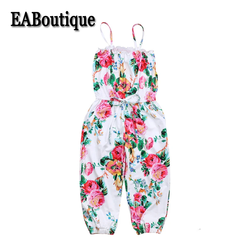 EABoutique Summer children clothing Fashion Floral Printed singlet girls pants Casual girls summer overalls bodysuit
EABoutique Summer children clothing Fashion Floral Printed singlet girls pants Casual girls summer overalls bodysuit