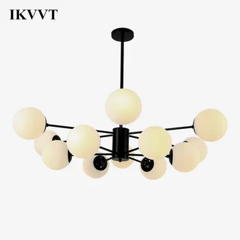 IKVVT Pendant Light Glass Indoor Lighting Lustre LED Light Fixtures For Restaurant Bedroom 6/8/12 Heads Globes LED Pendant Lamp
IKVVT Pendant Light Glass Indoor Lighting Lustre LED Light Fixtures For Restaurant Bedroom 6/8/12 Heads Globes LED Pendant Lamp
