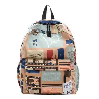 Fashion Printing Travel Backpack Women Men Large Capacity School Bag Casual Nylon Backpack Preppy Style Satchel Rucksack mochila
Fashion Printing Travel Backpack Women Men Large Capacity School Bag Casual Nylon Backpack Preppy Style Satchel Rucksack mochila