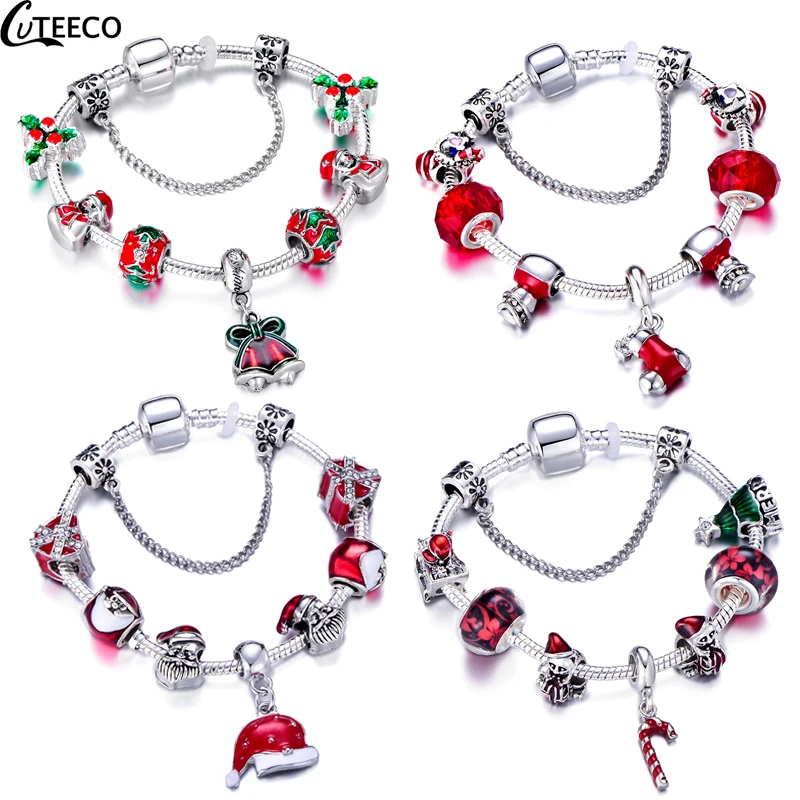 CUTEECO 5 Styles Christmas Charm Bracelets for Women 2018 European New Snowman Beads Fits Brand Bracelet Jewelry Dropshipping
CUTEECO 5 Styles Christmas Charm Bracelets for Women 2018 European New Snowman Beads Fits Brand Bracelet Jewelry Dropshipping