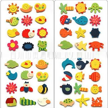 Baby Learning Education Toys 12pcs/lot Wooden Magnet Fridge Stickers Puzzles Colorful Kawaii Cartoon Animal Toys for Children
Baby Learning Education Toys 12pcs/lot Wooden Magnet Fridge Stickers Puzzles Colorful Kawaii Cartoon Animal Toys for Children
