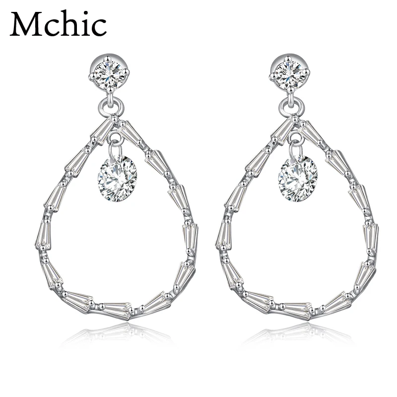 Mchic S925 Silver Pin Romantic Clear AAA Zircon Luxury Water Drop Charm CZ Earrings For Women 2018 Crystal Fashion Earrings Gift
Mchic S925 Silver Pin Romantic Clear AAA Zircon Luxury Water Drop Charm CZ Earrings For Women 2018 Crystal Fashion Earrings Gift