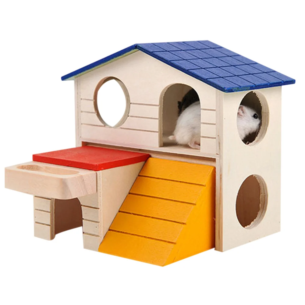 Pet Small Animal Hideout Hamster House Deluxe Two Layers Wooden Hut Play Toys Best Price
Pet Small Animal Hideout Hamster House Deluxe Two Layers Wooden Hut Play Toys Best Price