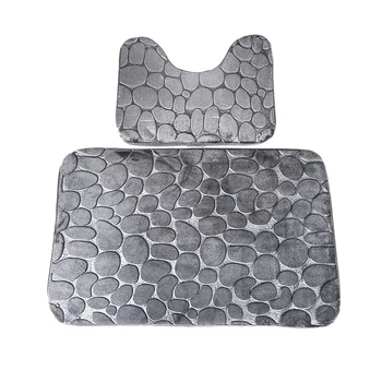 2 Pcs Soft Bathroom Mat Bath Pedestal Set Mats Colors There Anti-Slip Cobblestone
2 Pcs Soft Bathroom Mat Bath Pedestal Set Mats Colors There Anti-Slip Cobblestone