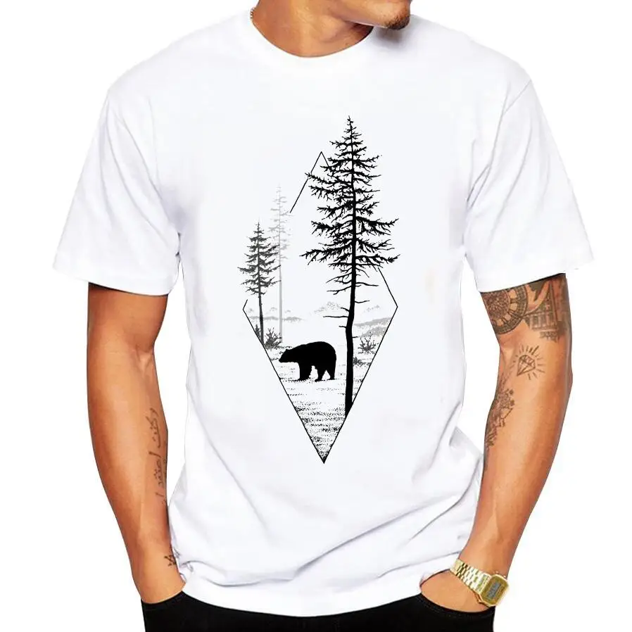 2018 Forest Bear Men T-Shirt Short Sleeve Casual T Shirt Hipster Fuuny Black Bear Printed Tee O-Neck Summer Tee Shirt Homme
2018 Forest Bear Men T-Shirt Short Sleeve Casual T Shirt Hipster Fuuny Black Bear Printed Tee O-Neck Summer Tee Shirt Homme