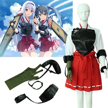 Kantai collection KanColle Zuikaku Cosplay Costume Sailor Suit Girl School Uniform Costume with gloves
Kantai collection KanColle Zuikaku Cosplay Costume Sailor Suit Girl School Uniform Costume with gloves