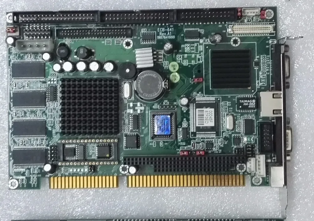 

ECB-641 REV: A1 New Original IPC Board ECB 641 ISA Slot Industrial motherboard Half-Size CPU Card PICMG10 Onboard CPU RAM LVDS