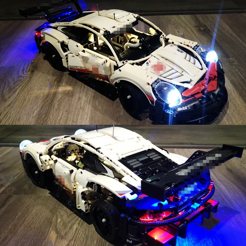Technic LED Light MOC Super White Racers Racing Sports Car Building Blocks Sets Kits Bricks Kids Gift Toys Compatible Legoings
Technic LED Light MOC Super White Racers Racing Sports Car Building Blocks Sets Kits Bricks Kids Gift Toys Compatible Legoings