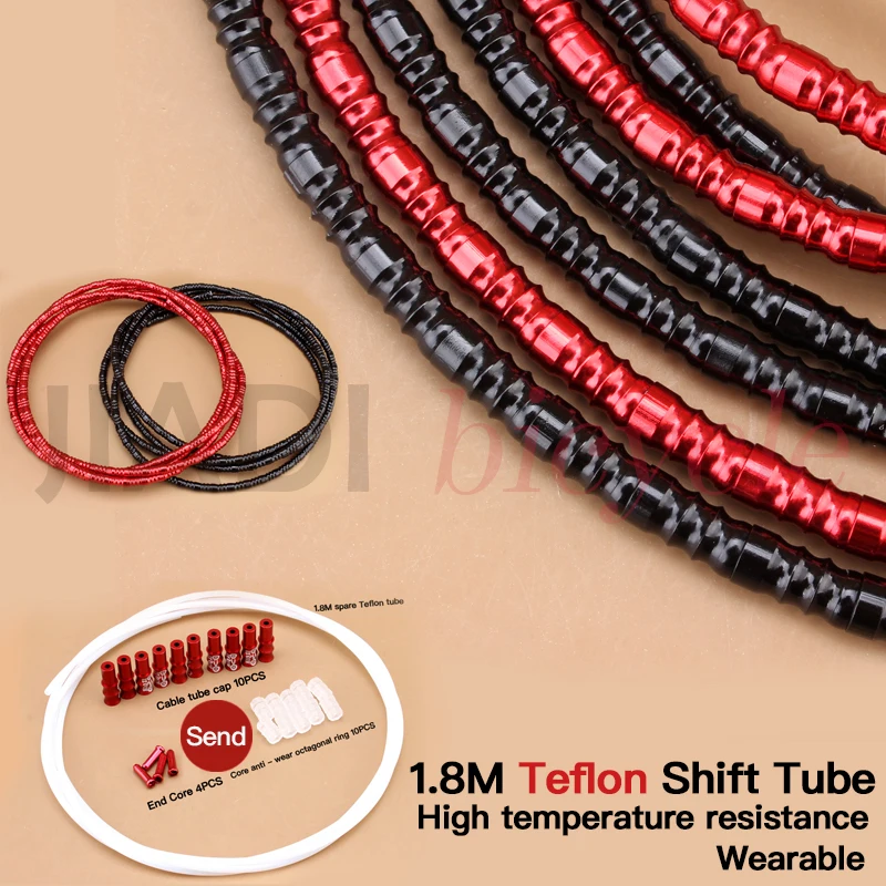 Mountain Bike Shift Tube Aluminum Alloy Variable Speed Line Tube Protection Transmission Line Pipe Black Red Derailleur Line
Mountain Bike Shift Tube Aluminum Alloy Variable Speed Line Tube Protection Transmission Line Pipe Black Red Derailleur Line