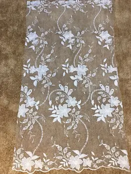 Soft African French Lace Fabrics Quality good price African Tulle Lace Fabric For Wedding free shipping
Soft African French Lace Fabrics Quality good price African Tulle Lace Fabric For Wedding free shipping