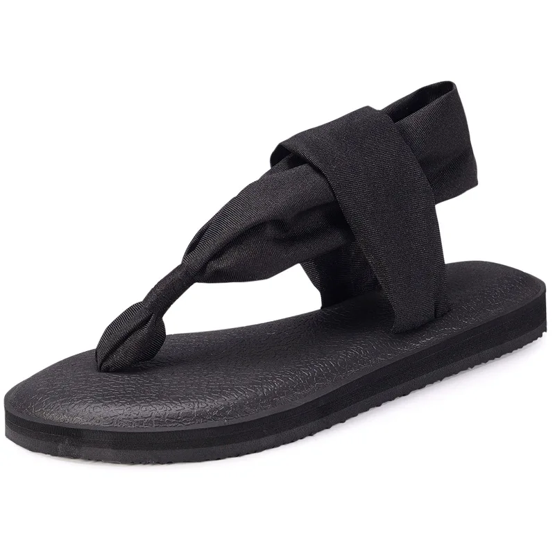 Women's Yoga Sling Vintage Shoes Woman Flat Sandals Summer Beach Shoes Female Flip Flops sandalias mujer 2019 Black Gray
Women's Yoga Sling Vintage Shoes Woman Flat Sandals Summer Beach Shoes Female Flip Flops sandalias mujer 2019 Black Gray