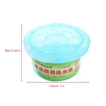 Multifunction Bucket Container for Brush Pen Washing Clearning Painting Plastic
Multifunction Bucket Container for Brush Pen Washing Clearning Painting Plastic