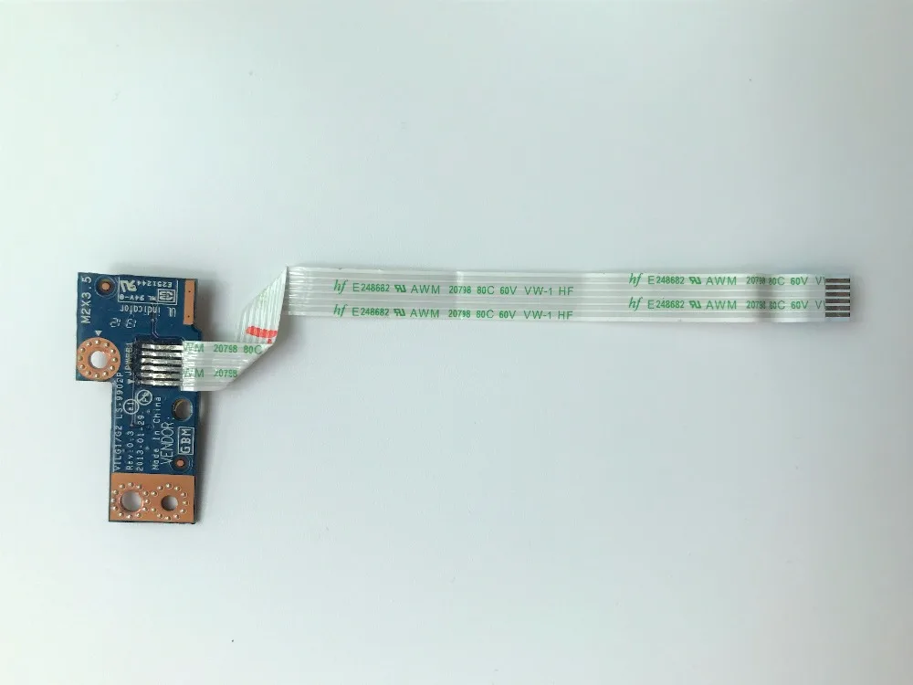 ORIGINAL FOR LENOVO IdeaPad G400S G405S G500S G505S Power Button Board with Cable LS-9902P
ORIGINAL FOR LENOVO IdeaPad G400S G405S G500S G505S Power Button Board with Cable LS-9902P