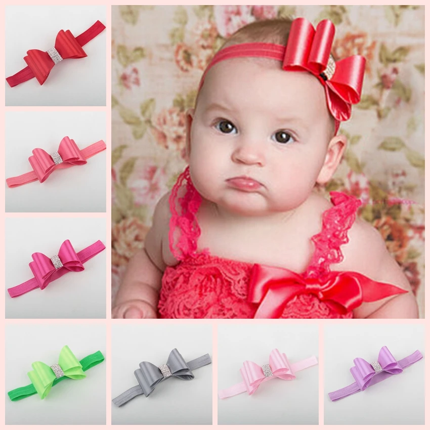 16 Colors Newborn Luxe Hair Flower Bows Matching Elastic Headband Rhinestone Bow Headbands For Baby Girls Hair Accessories
16 Colors Newborn Luxe Hair Flower Bows Matching Elastic Headband Rhinestone Bow Headbands For Baby Girls Hair Accessories