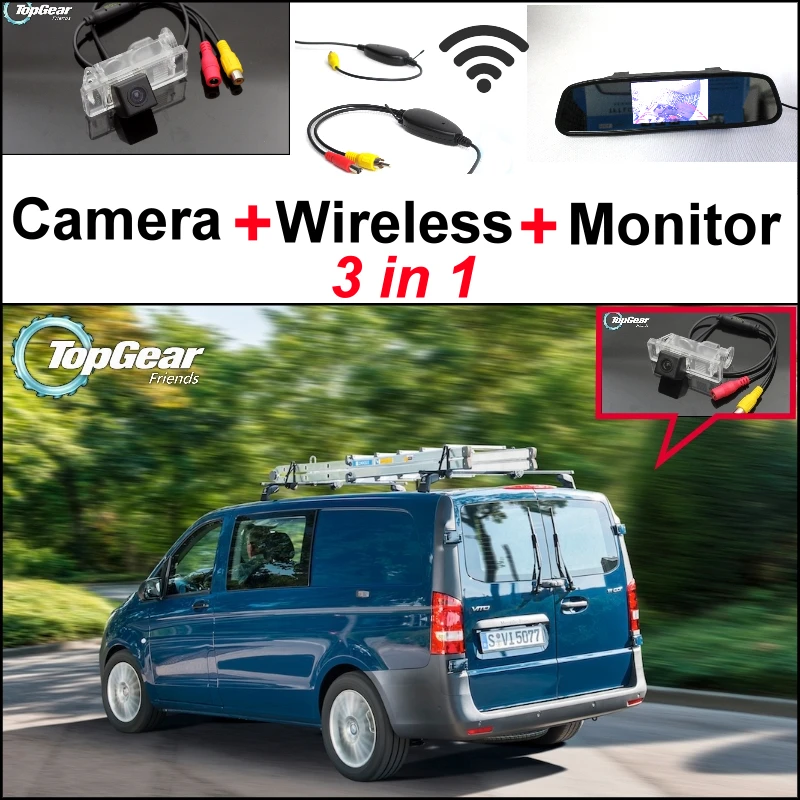 3in1 Special WiFi Camera + Wireless Receiver + Mirror Screen Rear View Back Up Parking System For Mercedes Benz MB Viano
3in1 Special WiFi Camera + Wireless Receiver + Mirror Screen Rear View Back Up Parking System For Mercedes Benz MB Viano