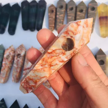 natural quartz crystal smoking pipe stone wands reiki healing gifts wholesale price
natural quartz crystal smoking pipe stone wands reiki healing gifts wholesale price