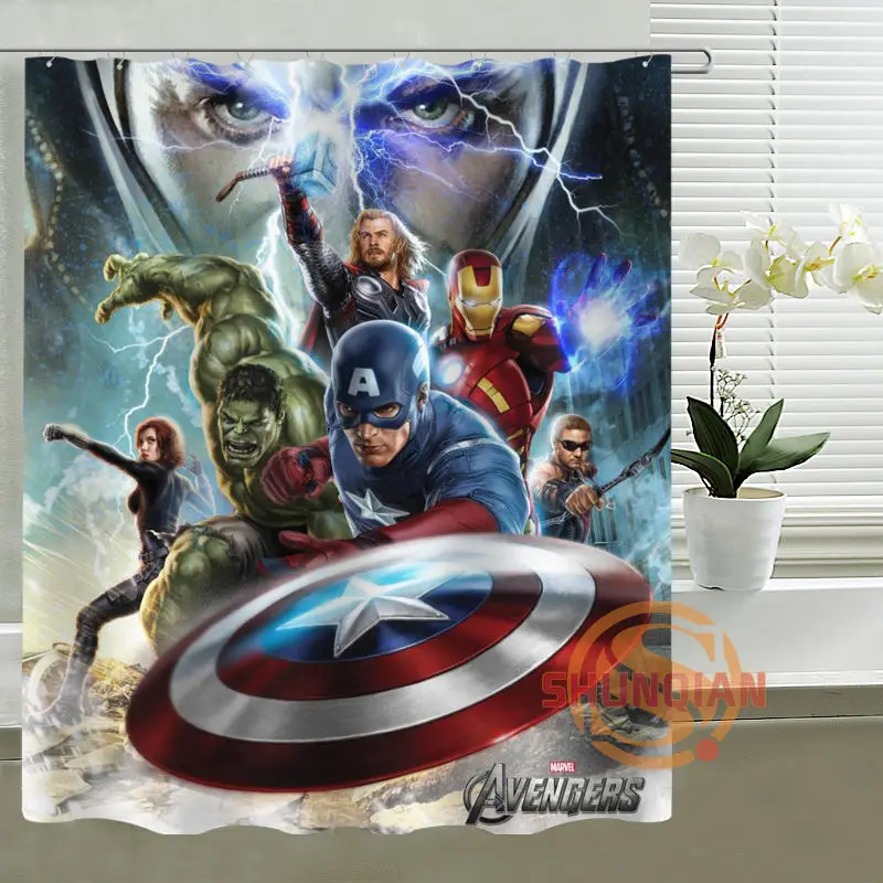 Custom Shower Curtain The Avengers Captain America Thor All Heros Waterproof Bathroom Curtains
Custom Shower Curtain The Avengers Captain America Thor All Heros Waterproof Bathroom Curtains