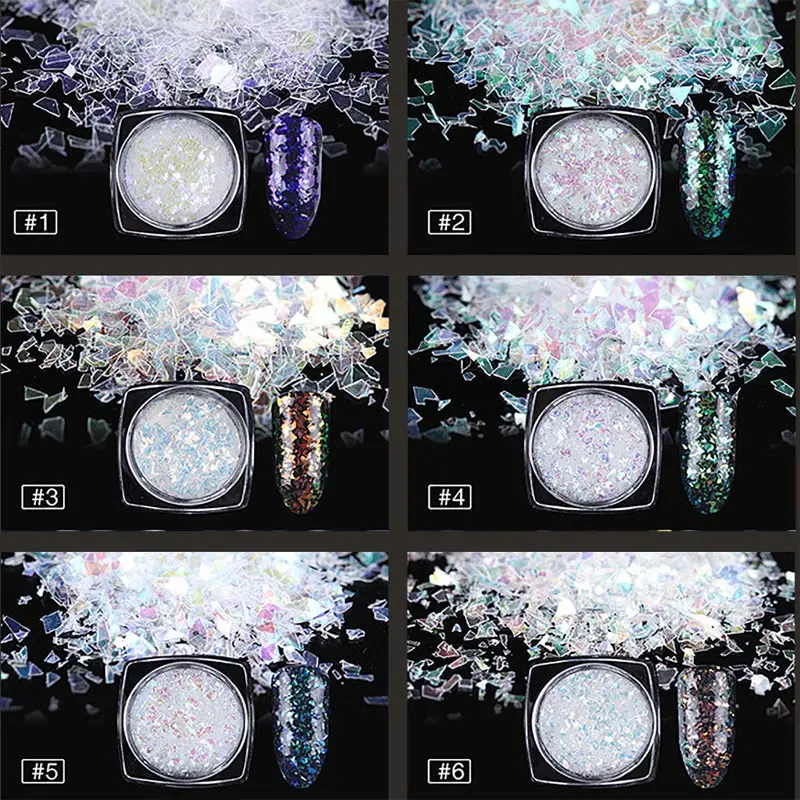 Modelones 6 Colors Shiny Irregular Glitter Nail Decorations DIY Nail Art Flakies Sequins Nail Colorful Nail Accessories
Modelones 6 Colors Shiny Irregular Glitter Nail Decorations DIY Nail Art Flakies Sequins Nail Colorful Nail Accessories