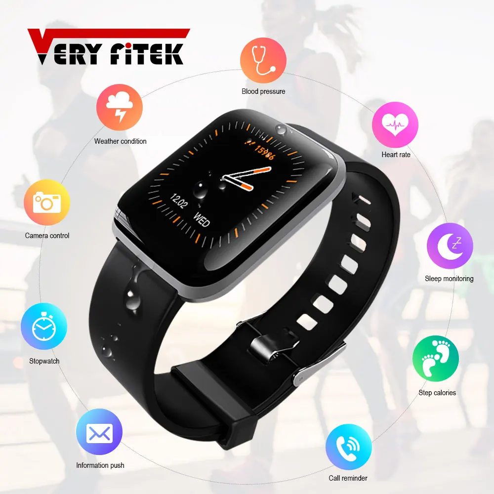 VERYFiTEK W5 Smart Watch Blood Pressure oxygen Heart Rate Monitor Fitness Bracelet Sport Watch Men Women Smartwatch PK B57 Q9
VERYFiTEK W5 Smart Watch Blood Pressure oxygen Heart Rate Monitor Fitness Bracelet Sport Watch Men Women Smartwatch PK B57 Q9