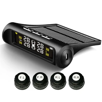 Car TPMS Tire Pressure Monitoring System Solar Charging HD Digital LCD Display Auto Alarm System Wireless With 4 Sensor
Car TPMS Tire Pressure Monitoring System Solar Charging HD Digital LCD Display Auto Alarm System Wireless With 4 Sensor