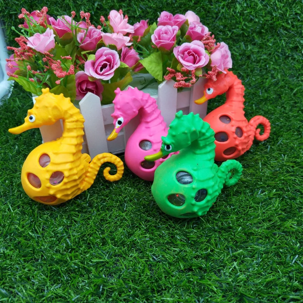 Sea animals, hippocampus, colorful drops, decompression, new pinch ball, children's toys
Sea animals, hippocampus, colorful drops, decompression, new pinch ball, children's toys