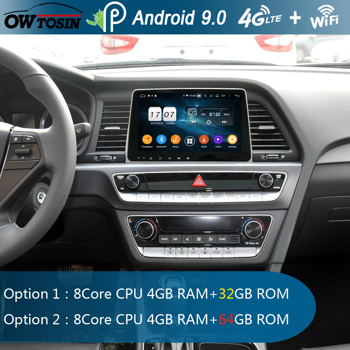 9" IPS Octa 8 Core 4G RAM+64G ROM Android 9.0 Car DVD Radio GPS For Hyundai Sonata 2018 DSP CarPlay Parrot BT Stereo Adas
9" IPS Octa 8 Core 4G RAM+64G ROM Android 9.0 Car DVD Radio GPS For Hyundai Sonata 2018 DSP CarPlay Parrot BT Stereo Adas
