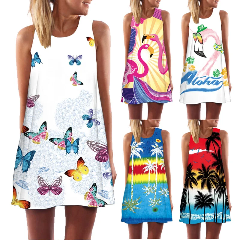 3D Vintage Print Summer Dress 2019 Bohemian Beach Dress Flamingos Butterfly Sundresses Women Dashiki Hippie Boho Dresses Vestido
3D Vintage Print Summer Dress 2019 Bohemian Beach Dress Flamingos Butterfly Sundresses Women Dashiki Hippie Boho Dresses Vestido