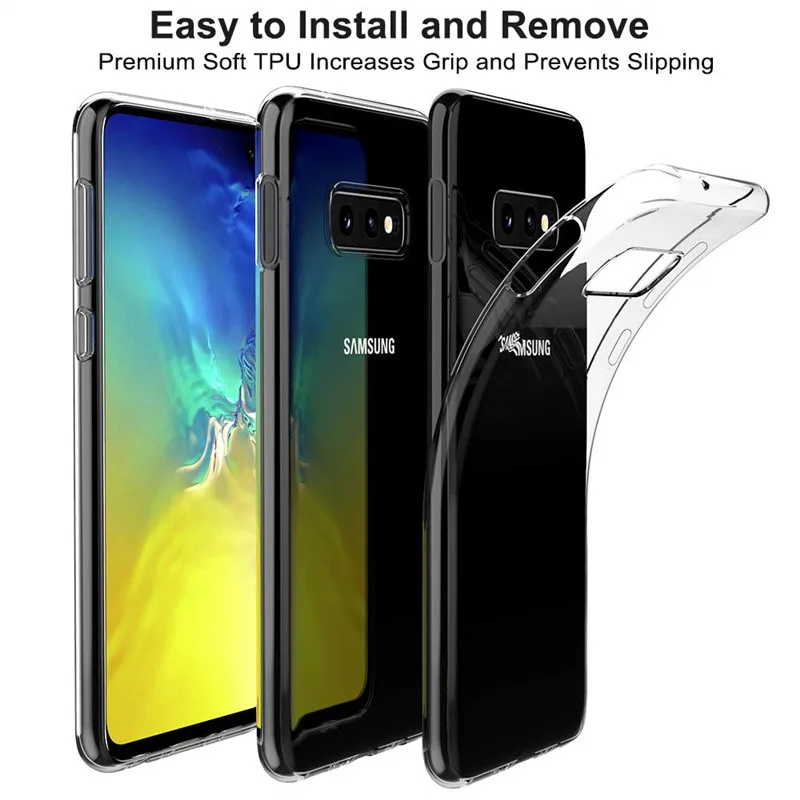 Clear Soft Phone Case For Samsung Galaxy S6 S7 Edge S8 S9 S10 Plus S10E Case A6 A8 A7 A9 J4 J6 Plus 2018 M10 M20 A10 A50 Cover
Clear Soft Phone Case For Samsung Galaxy S6 S7 Edge S8 S9 S10 Plus S10E Case A6 A8 A7 A9 J4 J6 Plus 2018 M10 M20 A10 A50 Cover