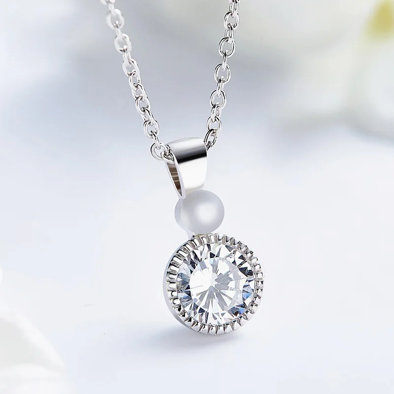 

Embellished with crystals from Swarovski Pendant Necklace for Women/Girls 925 Sterling Silver Paypal Bead Charming