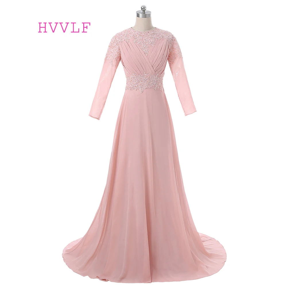 Peach 2019 Muslim Evening Dresses A-line Long Sleeves Chiffon Lace Islamic Dubai Abaya Kaftan Long Evening Gown Prom Dress
Peach 2019 Muslim Evening Dresses A-line Long Sleeves Chiffon Lace Islamic Dubai Abaya Kaftan Long Evening Gown Prom Dress