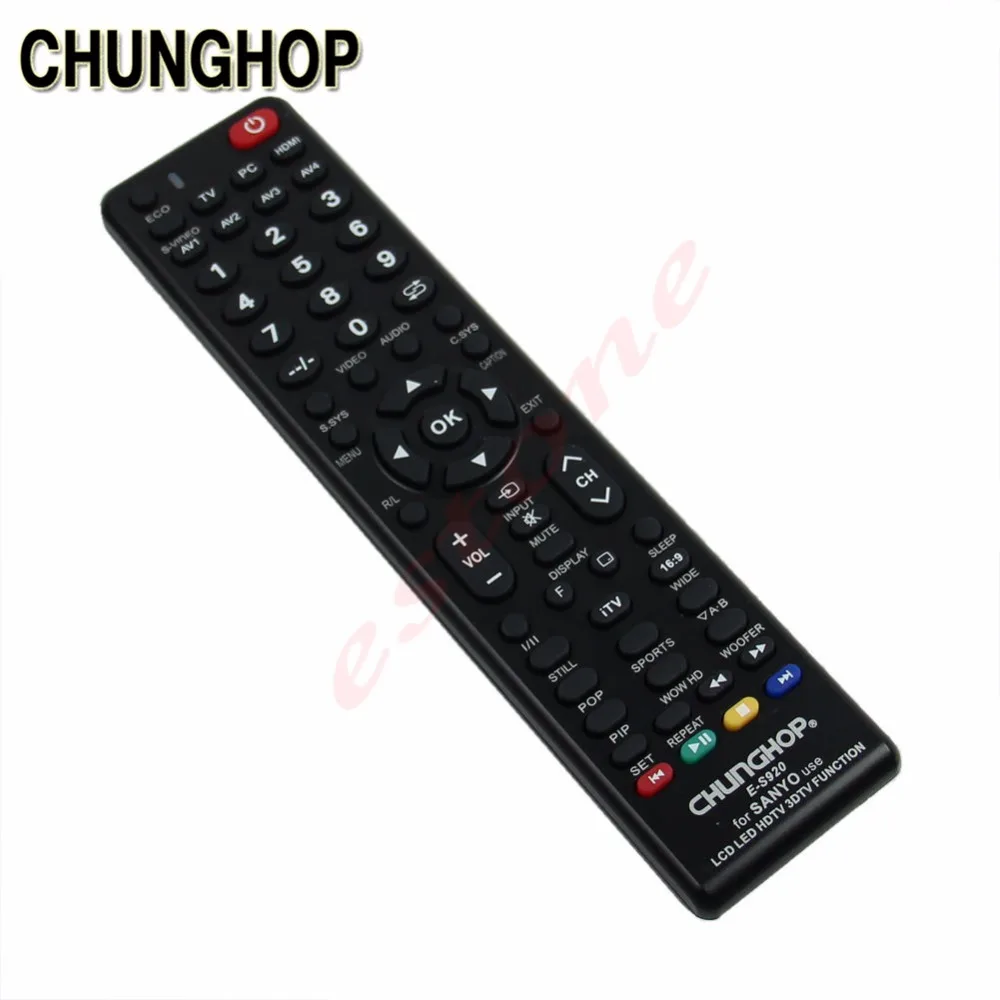 CHUNGHOP TV Remote Control Universal New Remote Control E-S920 For Sanyo Use LCD LED HDTV 3DTV Function
CHUNGHOP TV Remote Control Universal New Remote Control E-S920 For Sanyo Use LCD LED HDTV 3DTV Function