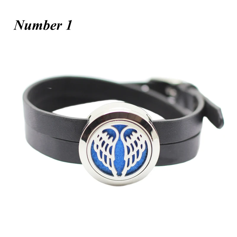 25MM Magnet Silver Leather Bracelet for Women Stainless Steel Aromatherapy Essential oil Diffuser Bracelets(free with 5pcs pads)
25MM Magnet Silver Leather Bracelet for Women Stainless Steel Aromatherapy Essential oil Diffuser Bracelets(free with 5pcs pads)