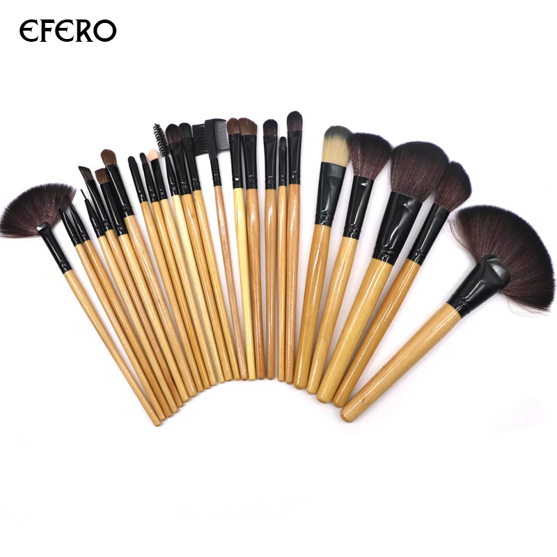 efero 24Pcs Professional Makeup Brushes Set Powder Foundation Eyeshadow Eyebrow Brushes Soft Synthetic Hair Cosmetics Brush kit
efero 24Pcs Professional Makeup Brushes Set Powder Foundation Eyeshadow Eyebrow Brushes Soft Synthetic Hair Cosmetics Brush kit