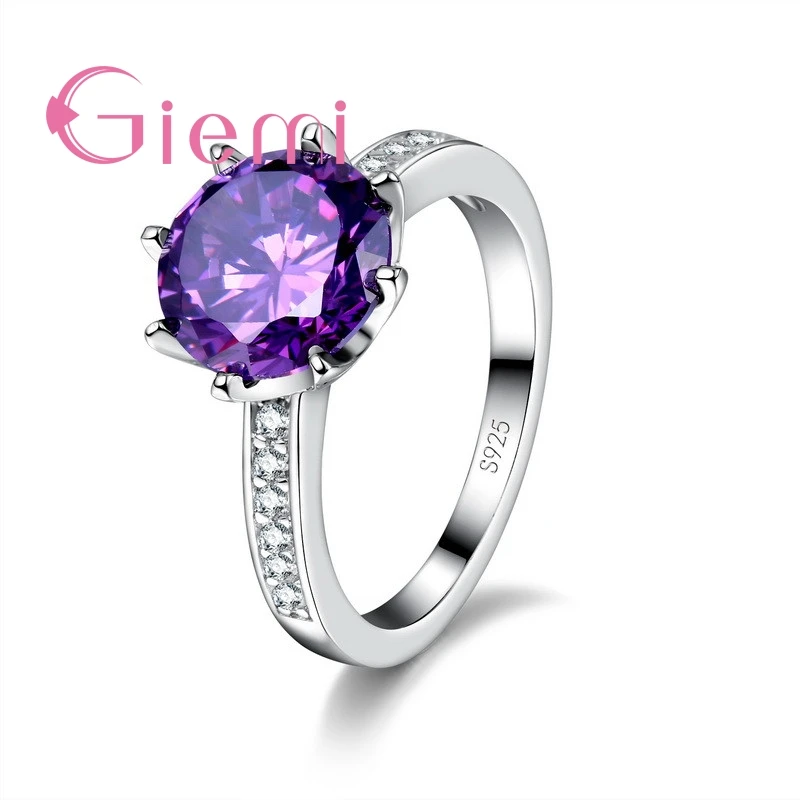 Luxury Solid 925 Sterling Silver Big CZ Stone Finger Rings for Men Women 5A Cubic Zircon Wedding Engagement Jewelry 7 Colors
Luxury Solid 925 Sterling Silver Big CZ Stone Finger Rings for Men Women 5A Cubic Zircon Wedding Engagement Jewelry 7 Colors